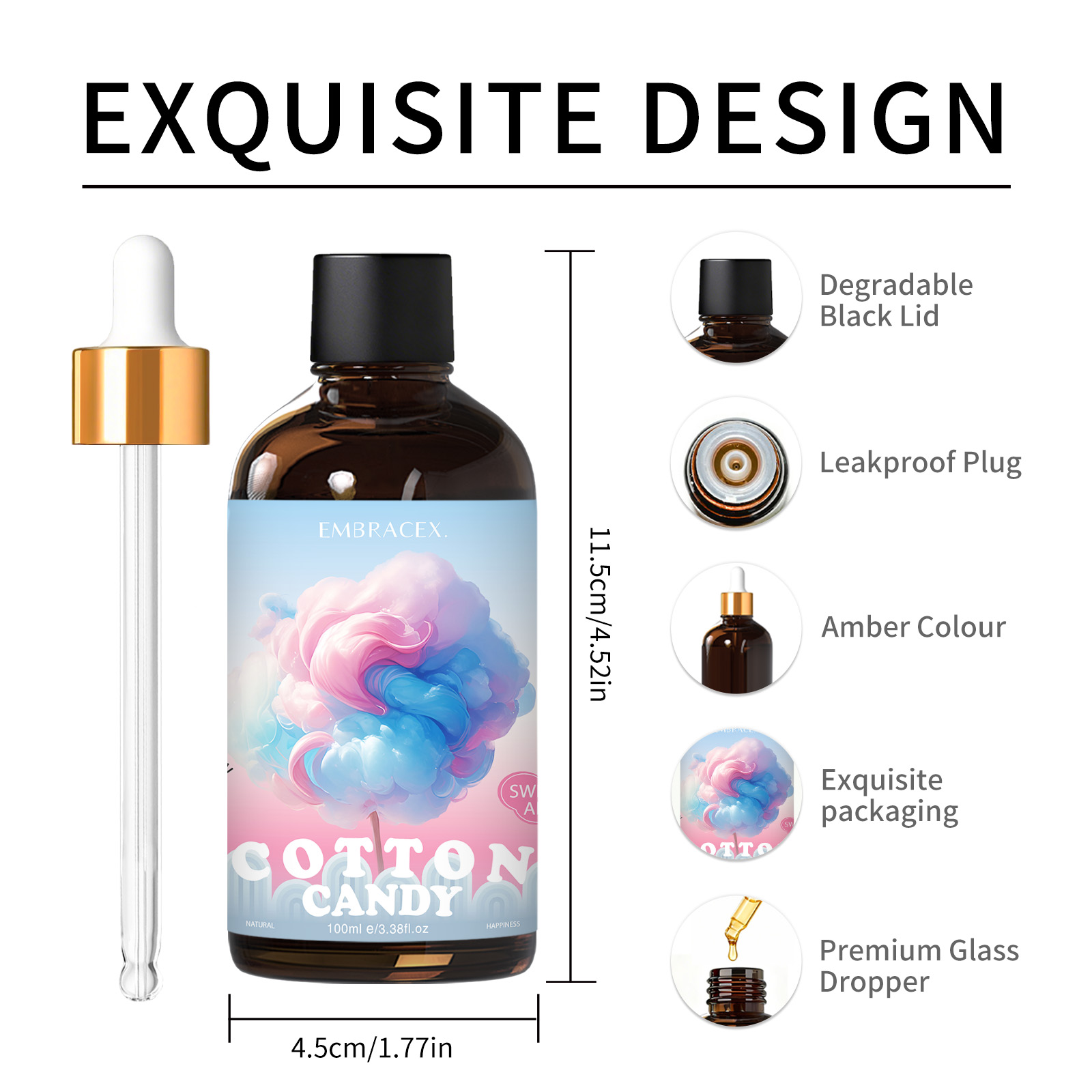 100ml Cotton Candy Essential O - Candle Making Scents recension och pris