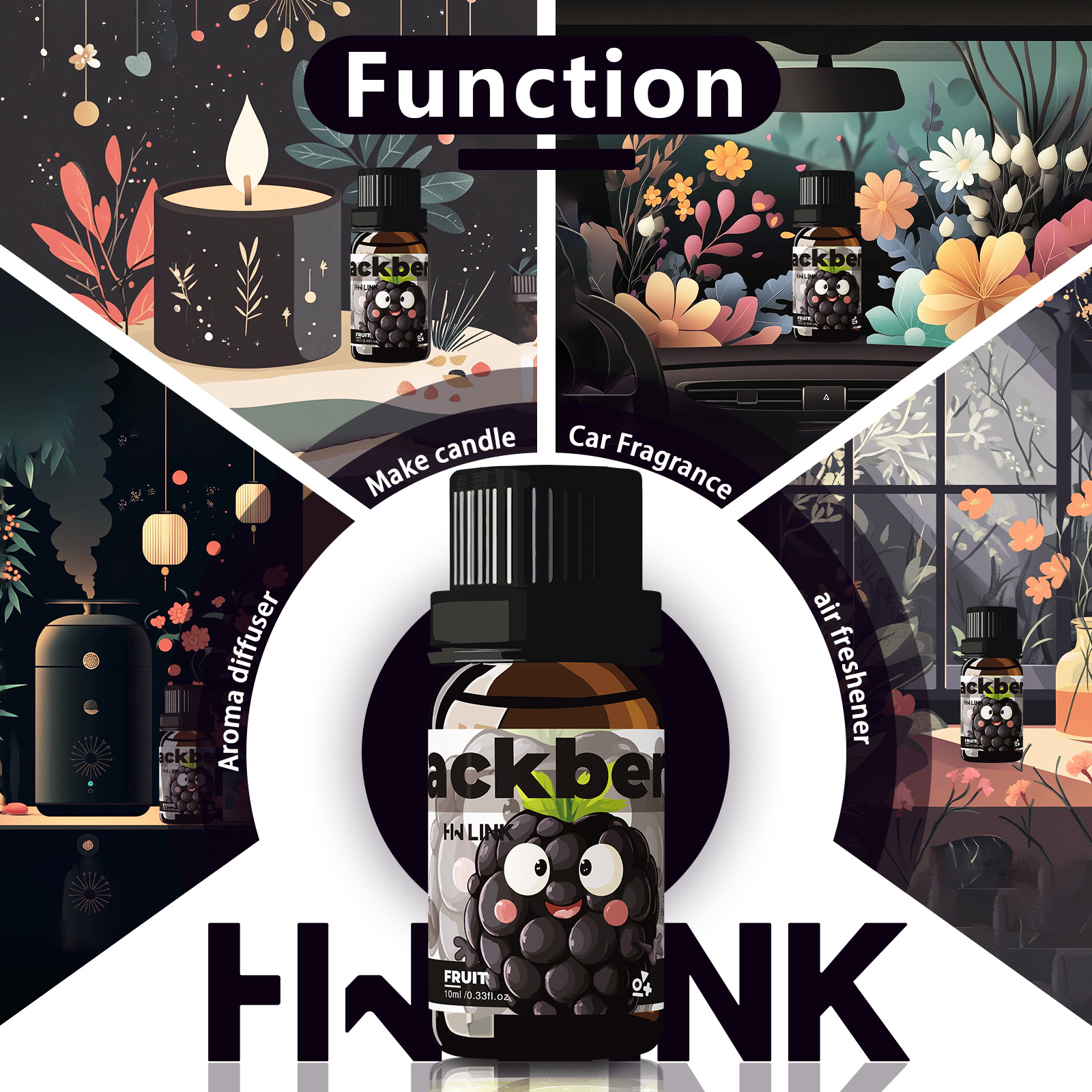 Blackberry Essential Oil Black - Candle Making Scents recension och pris