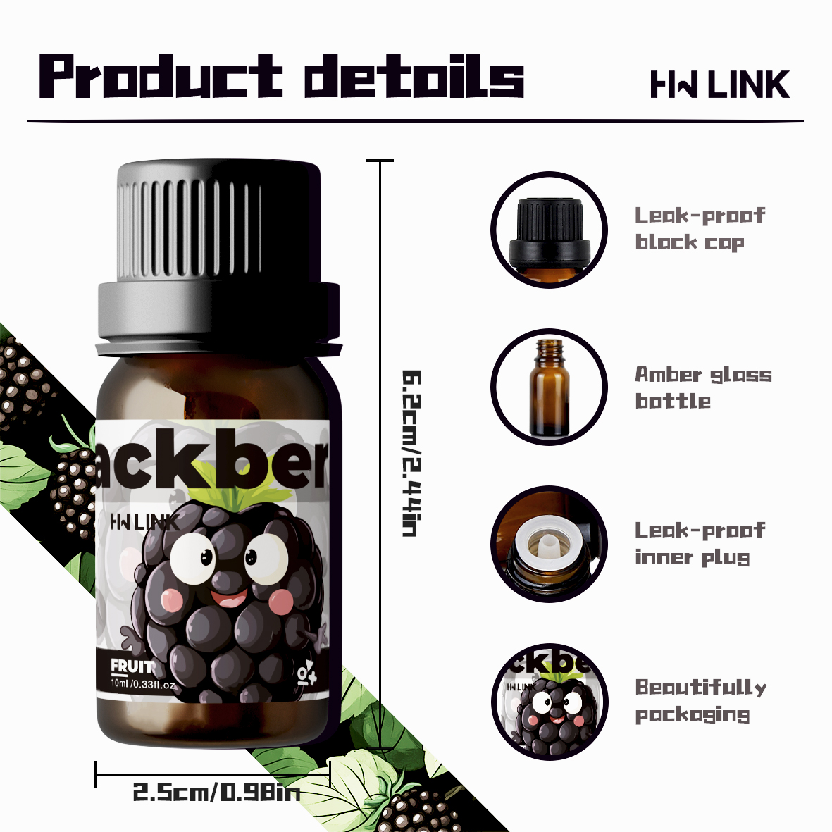 Blackberry Essential Oil Black - Candle Making Scents recension och pris