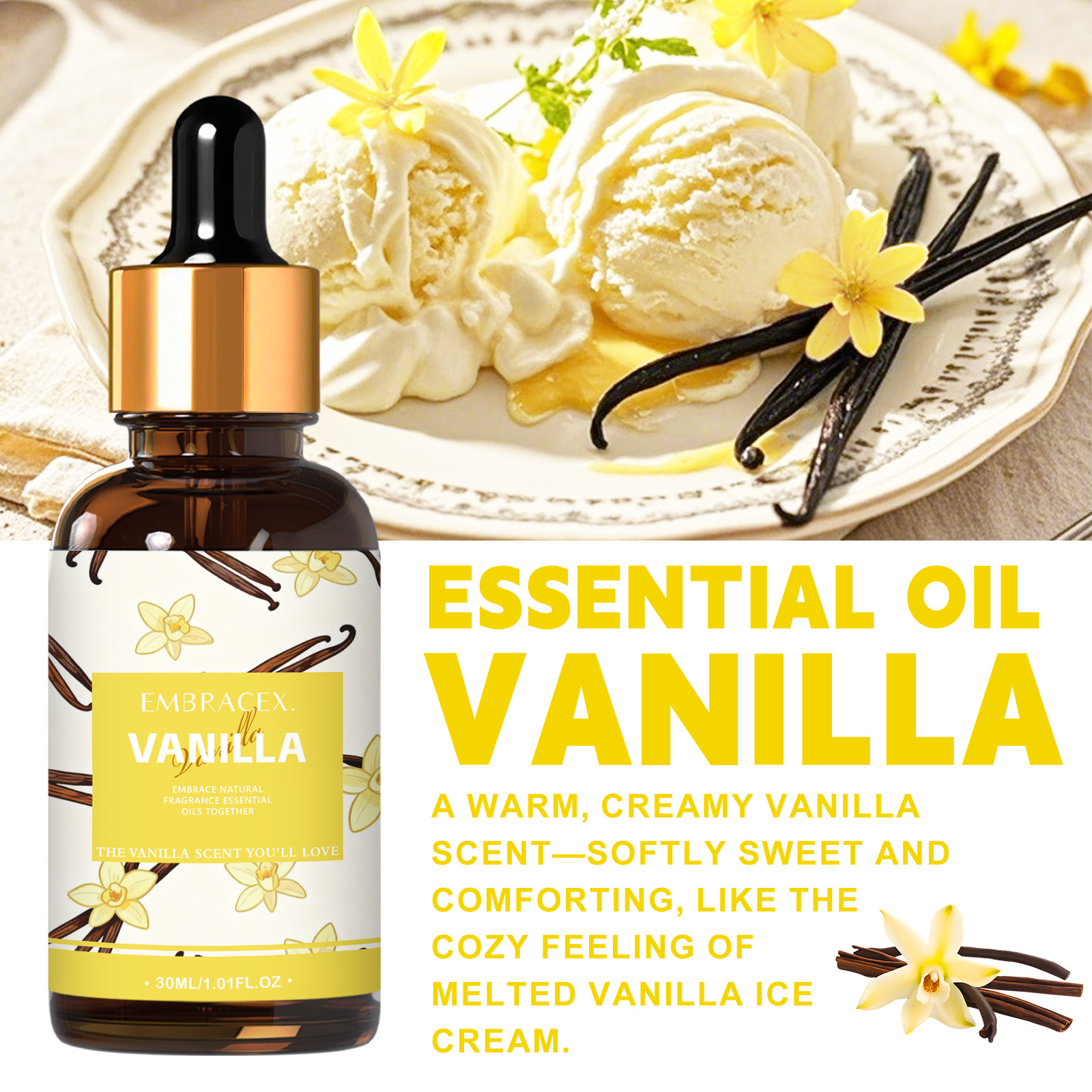 30ml Vanilla Essential Oil Per - Candle Making Scents recension och pris