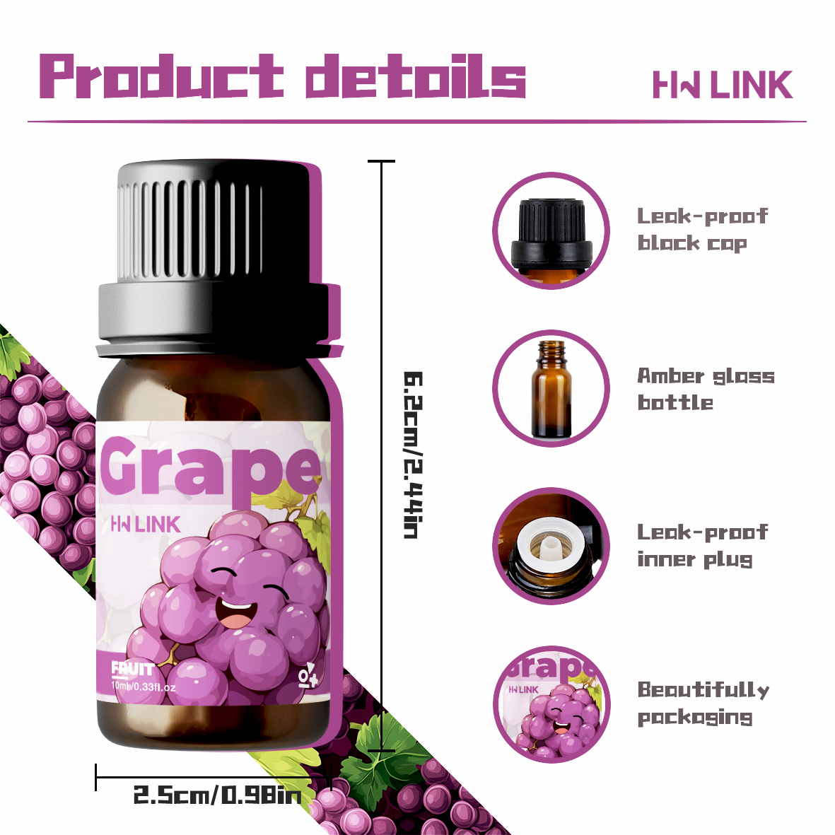 Grape Essential Oil 10ml Perfu - Candle Making Scents recension och pris