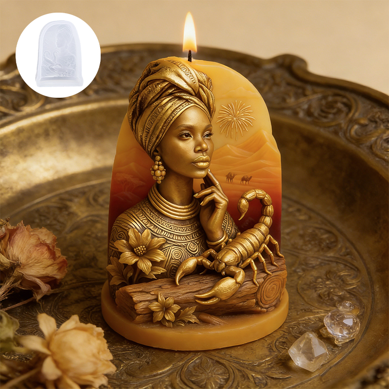 Exotic goddess Scorpio candle  - Candle Making Thermometer recension och pris