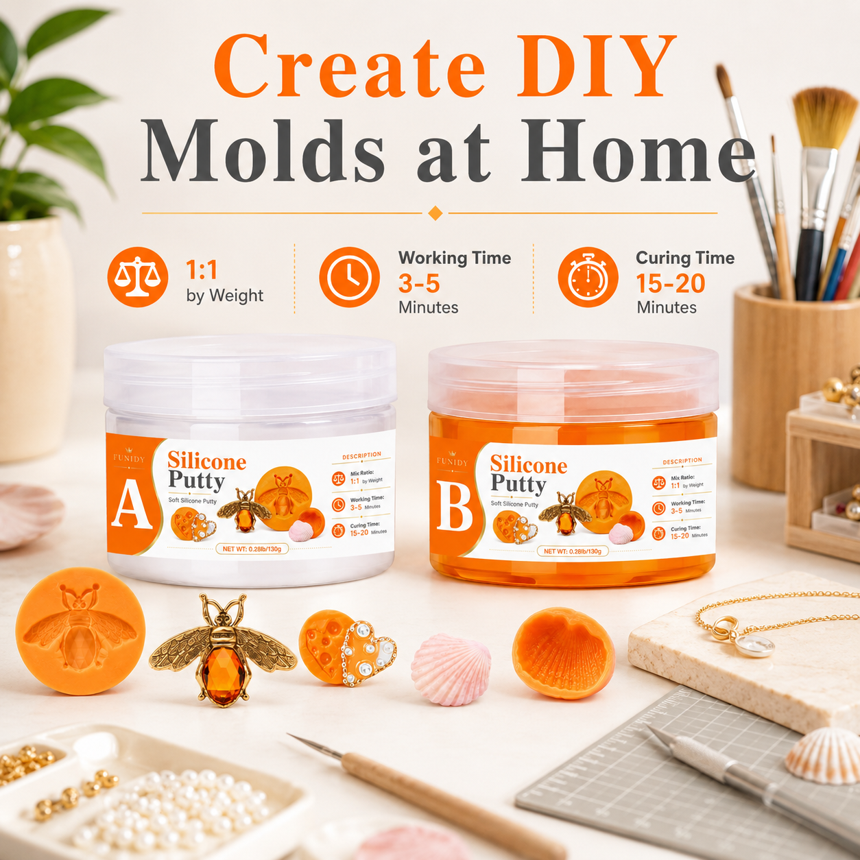 SILICONE PUTTY Making Kit, Fas - Candle Making Kits recension och pris