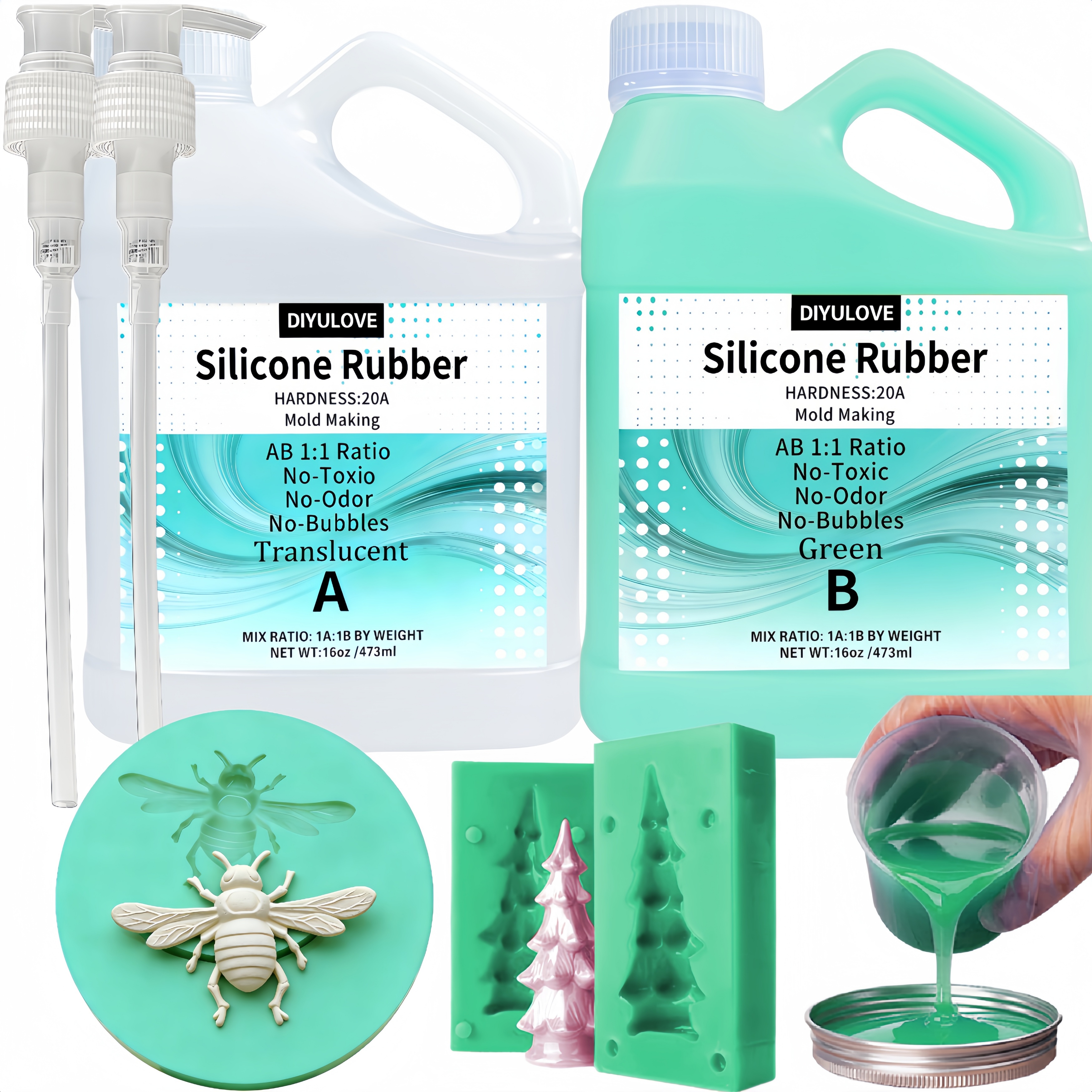Super Elastic 15A Liquid Silic - Candle Making Kits recension och pris
