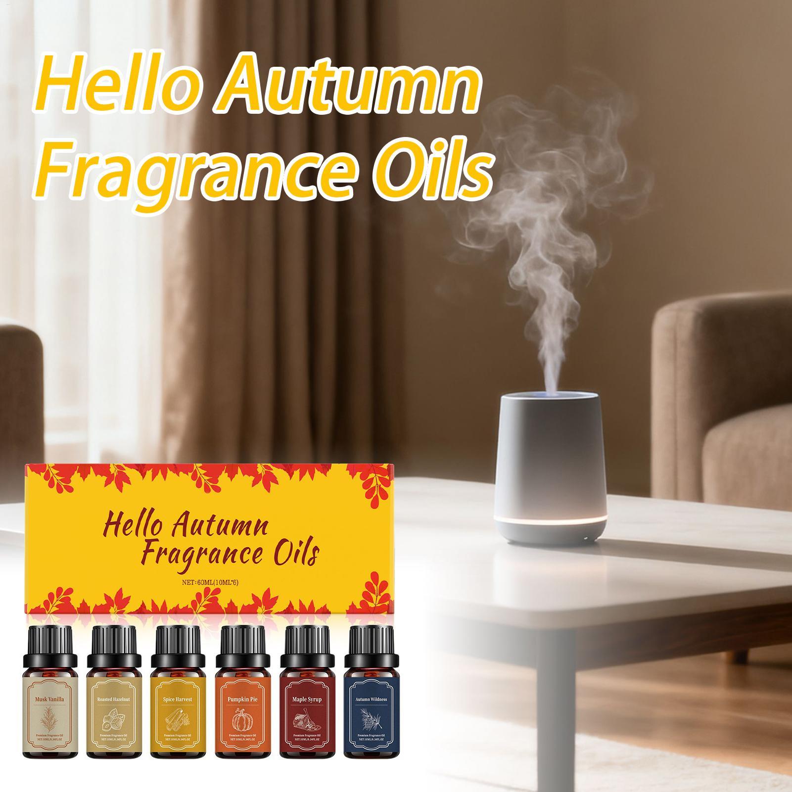 6pcs Fall Scented Diffuser Oil - Candle Making Scents recension och pris