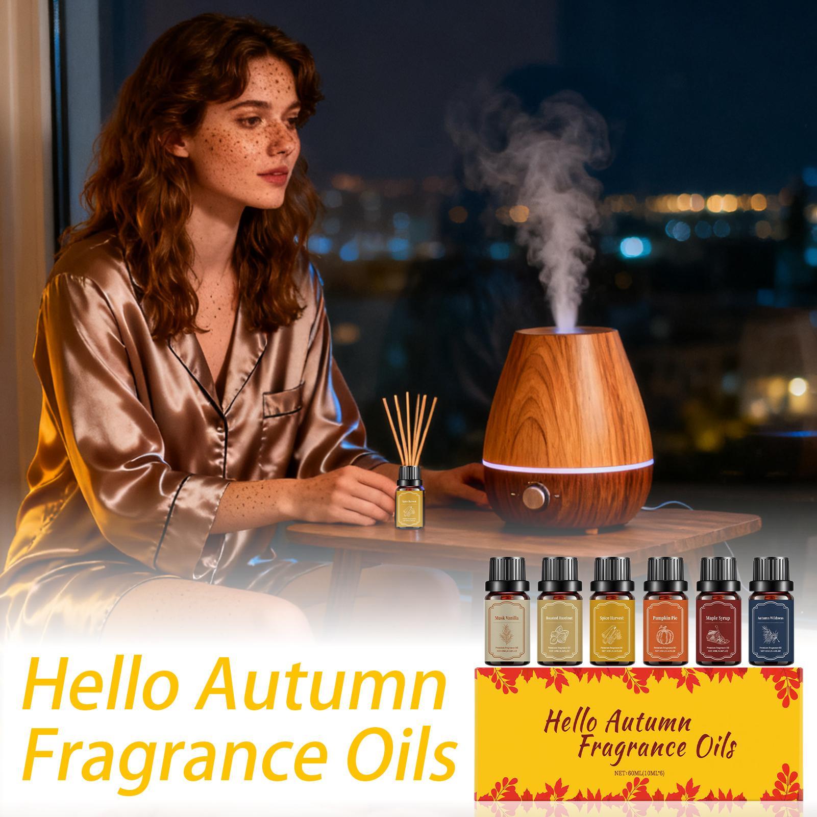 6pcs Fall Scented Diffuser Oil - Candle Making Scents recension och pris