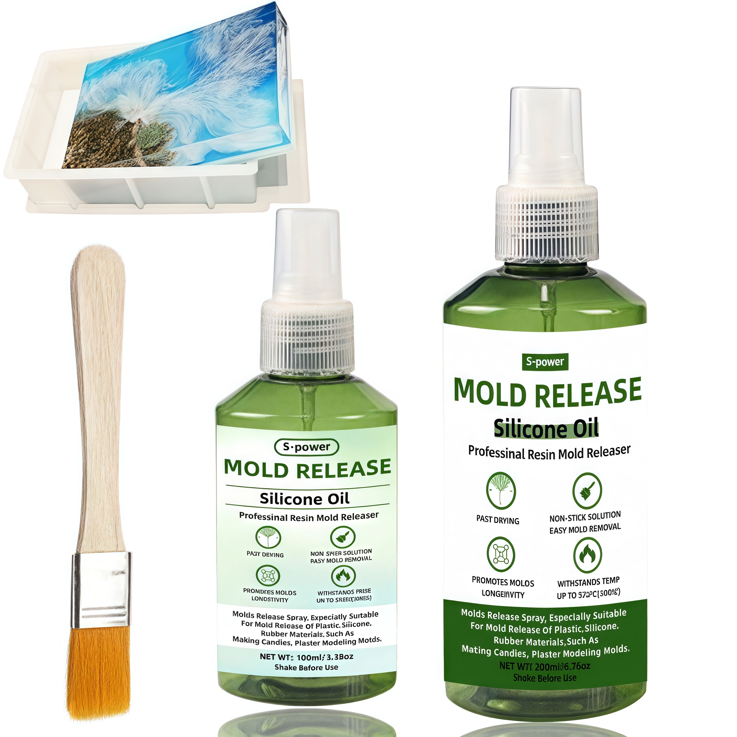 3.3oz Molds Silicone Oil Relea - Candle Making Thermometer recension och pris