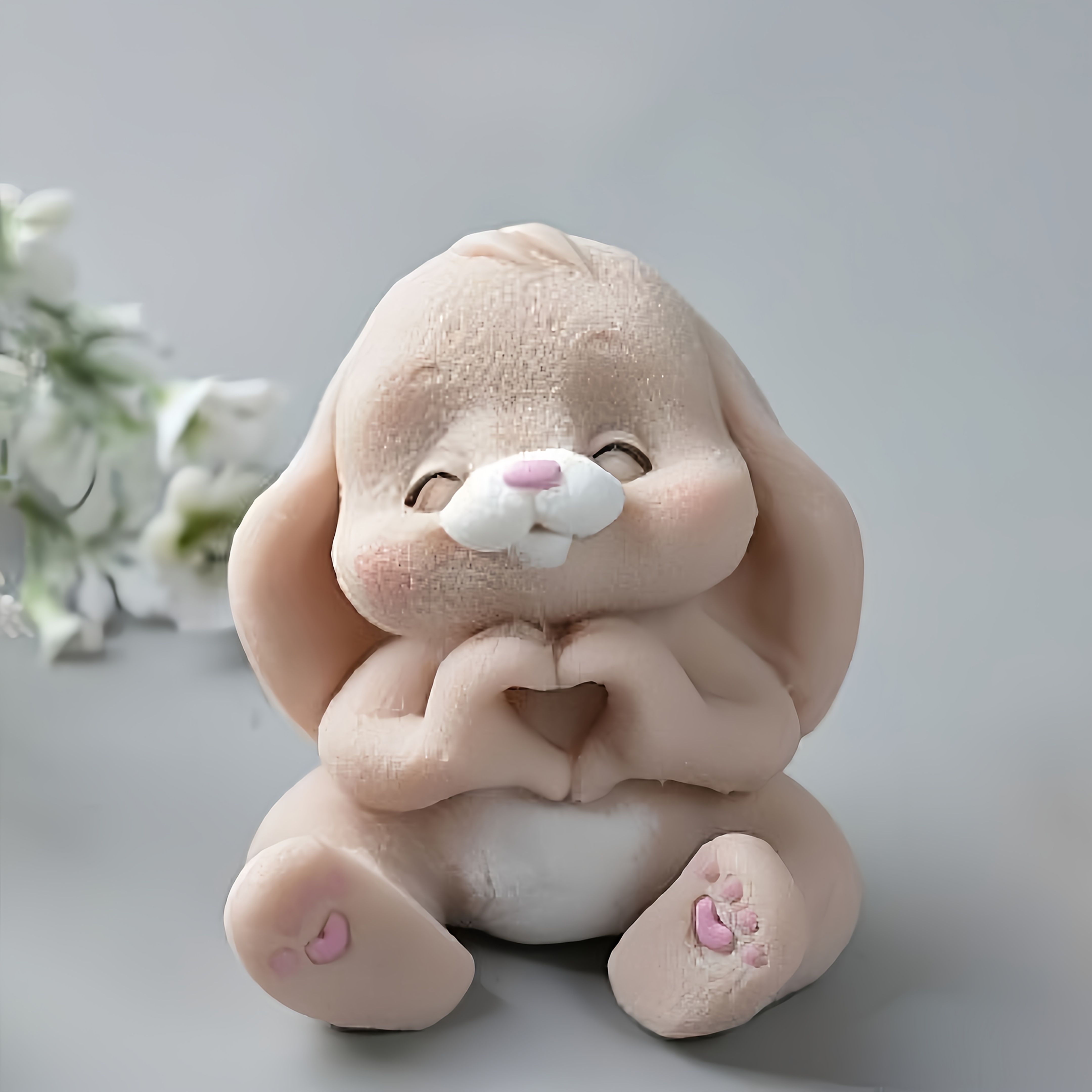 1pc Adorable Rabbit Resin Sili - Candle Mold Silicone recension och pris