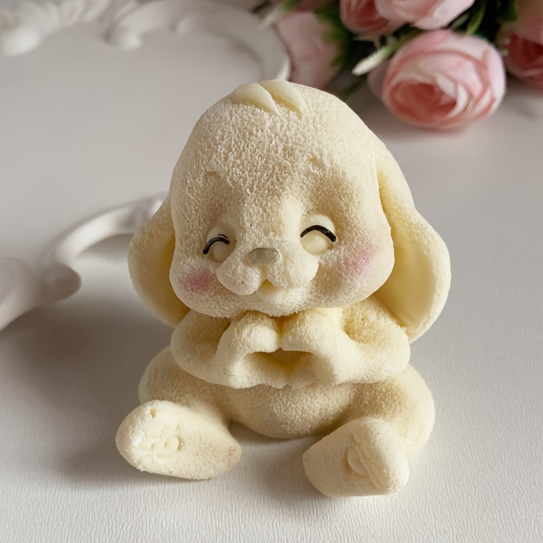 1pc Adorable Rabbit Resin Sili - Candle Mold Silicone recension och pris