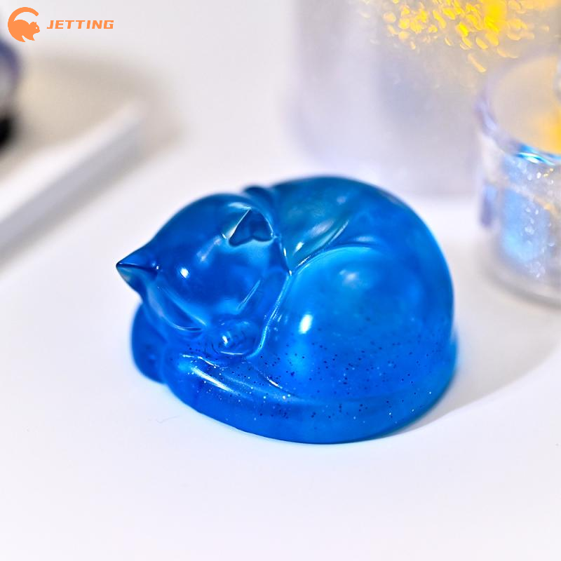 1PCS Sleeping Cat Dog Ornament - Candle Mold Silicone recension och pris
