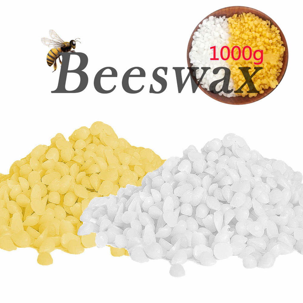 1000g Pure Natural Beeswax 100 - Soy Wax Pillar Blend recension och pris