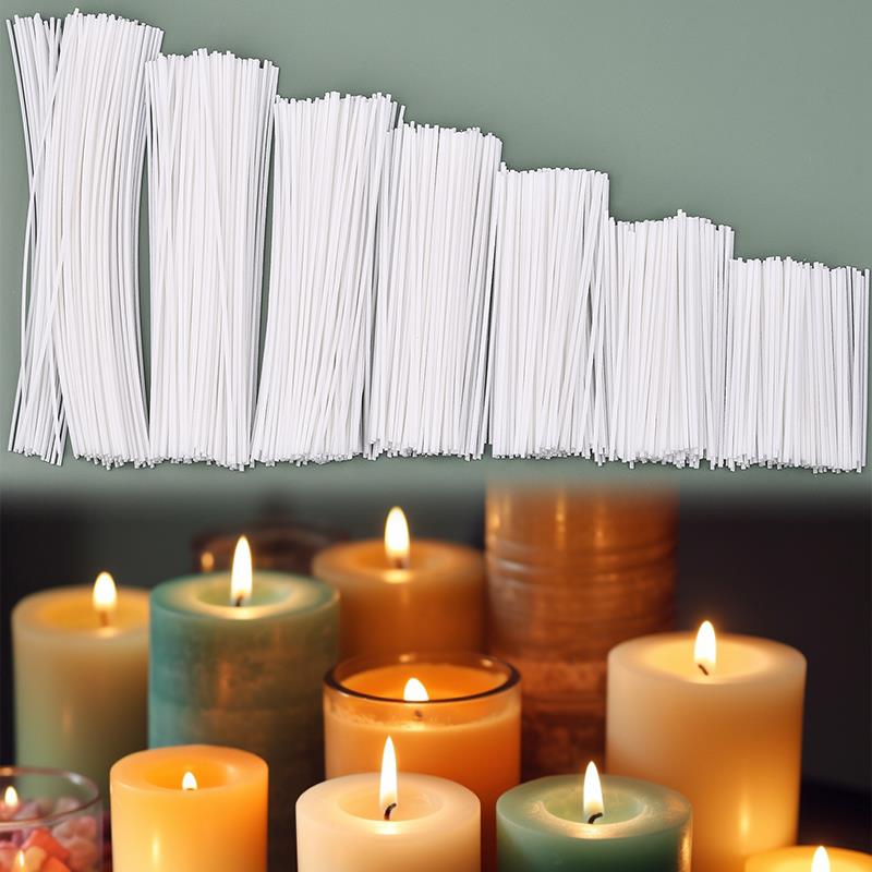 50/100Pcs Waxed Cotton Candle  - Soy Wax Pillar Blend recension och pris