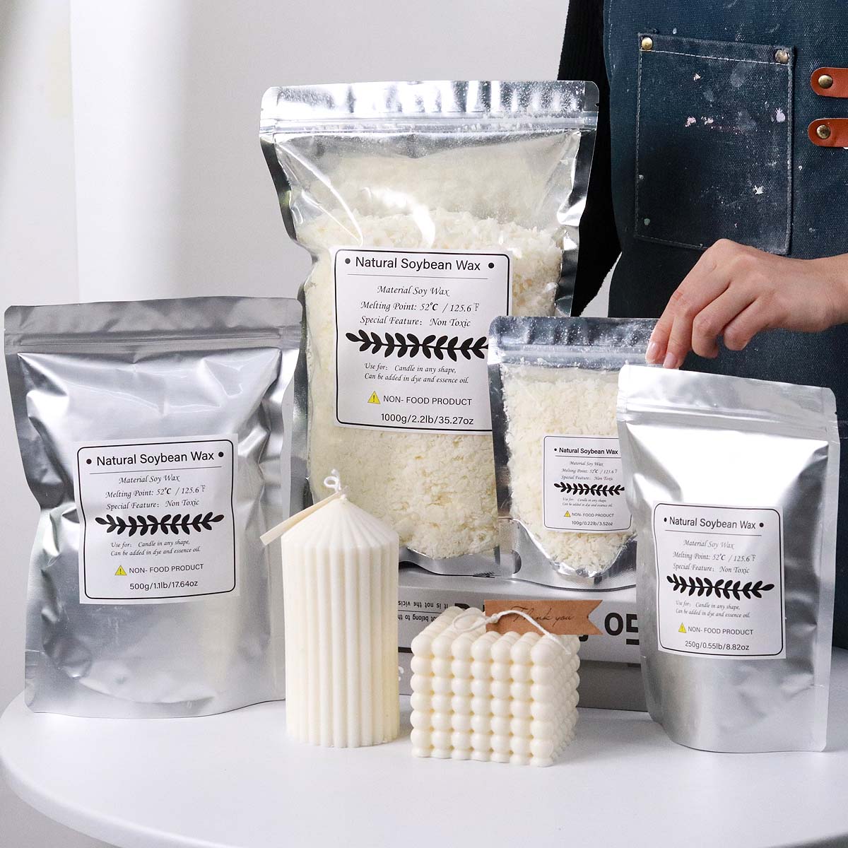 100/250/500/1000g Natural Soy  - Candle Making Scents recension och pris