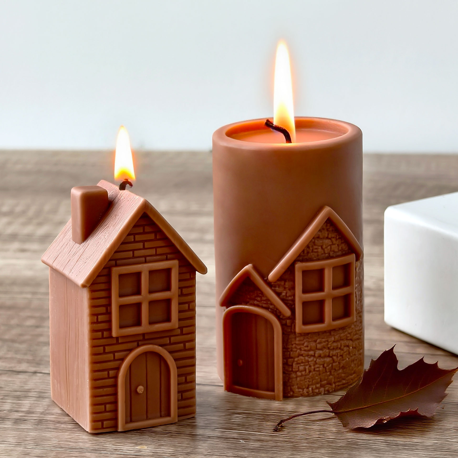 DIY Chimney House Silicone Mol - Soy Wax Pillar Blend recension och pris