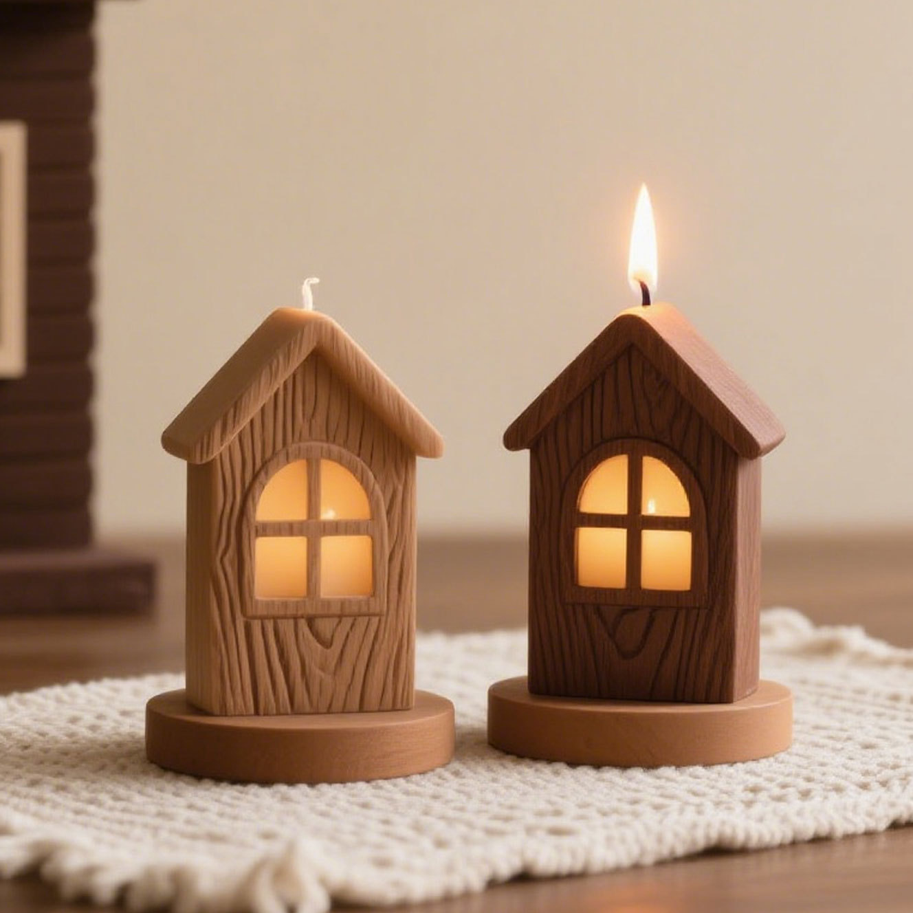 DIY Chimney House Silicone Mol - Soy Wax Pillar Blend recension och pris