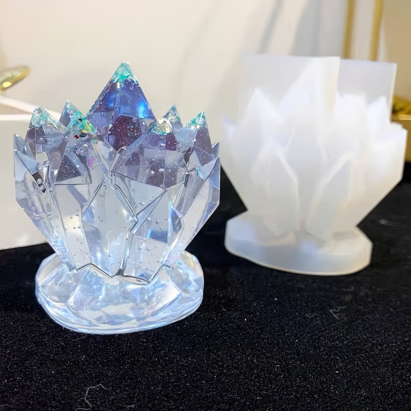 1pcCrystal Cluster Decorative  - Candle Mold Silicone recension och pris