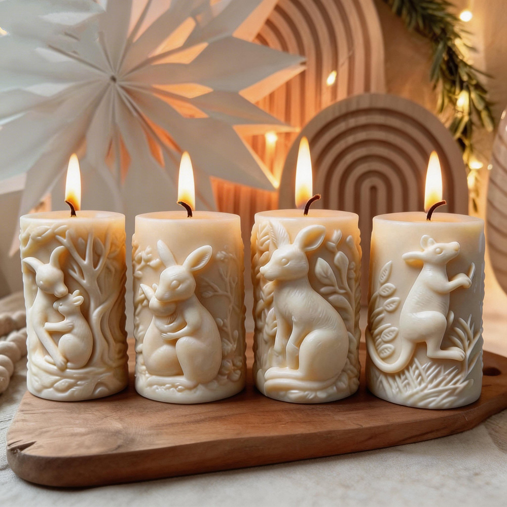 Kangaroo Silicone Mold Scented - Candle Making Workshops recension och pris