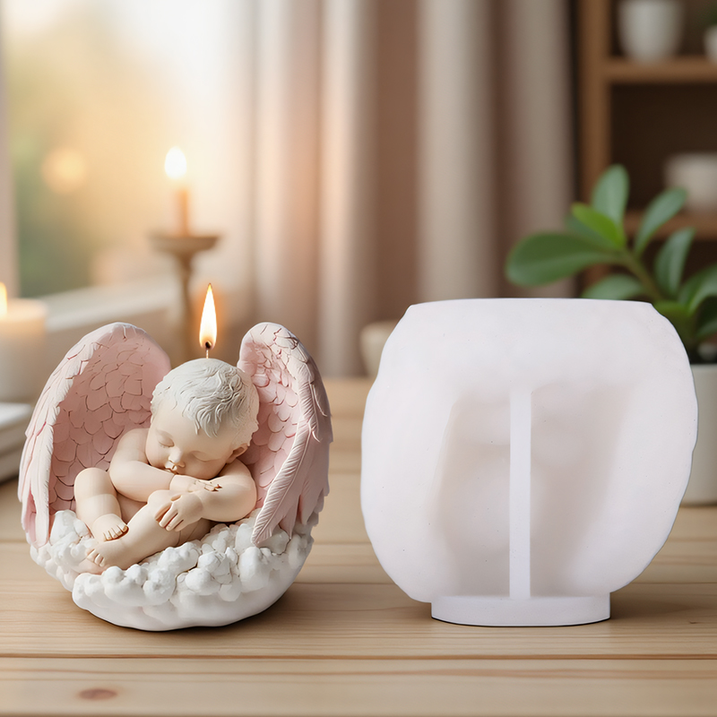 3D cute angel baby candle mold - Candle Making Thermometer recension och pris