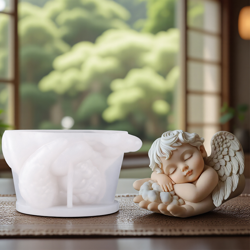 3D cute angel baby candle mold - Candle Making Thermometer recension och pris