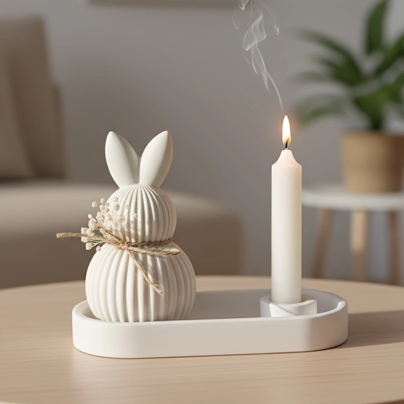 DIY Plaster Silicone Mold 2pcs - Candle Mold Silicone recension och pris
