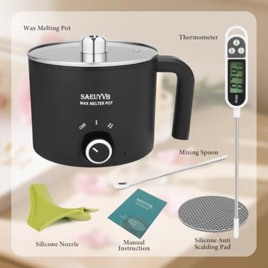 Candle Making Kit with Wax Mel - Candle Making Thermometer recension och pris