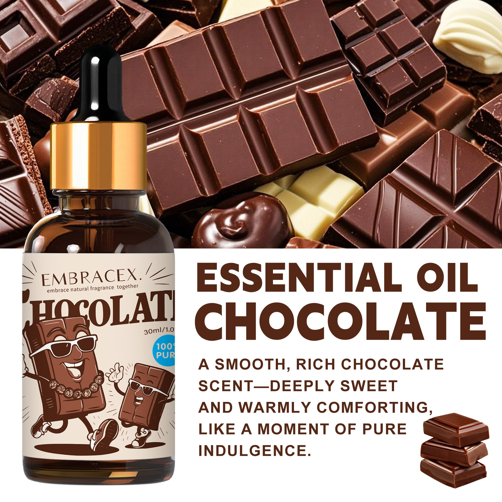 30mlChocolate Essential Oil  C - Candle Making Oil Scents recension och pris