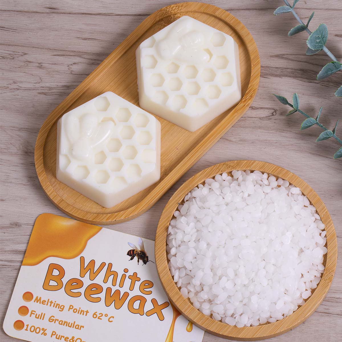 White Beeswax Pure Natural Gra - Candle Making Scents recension och pris