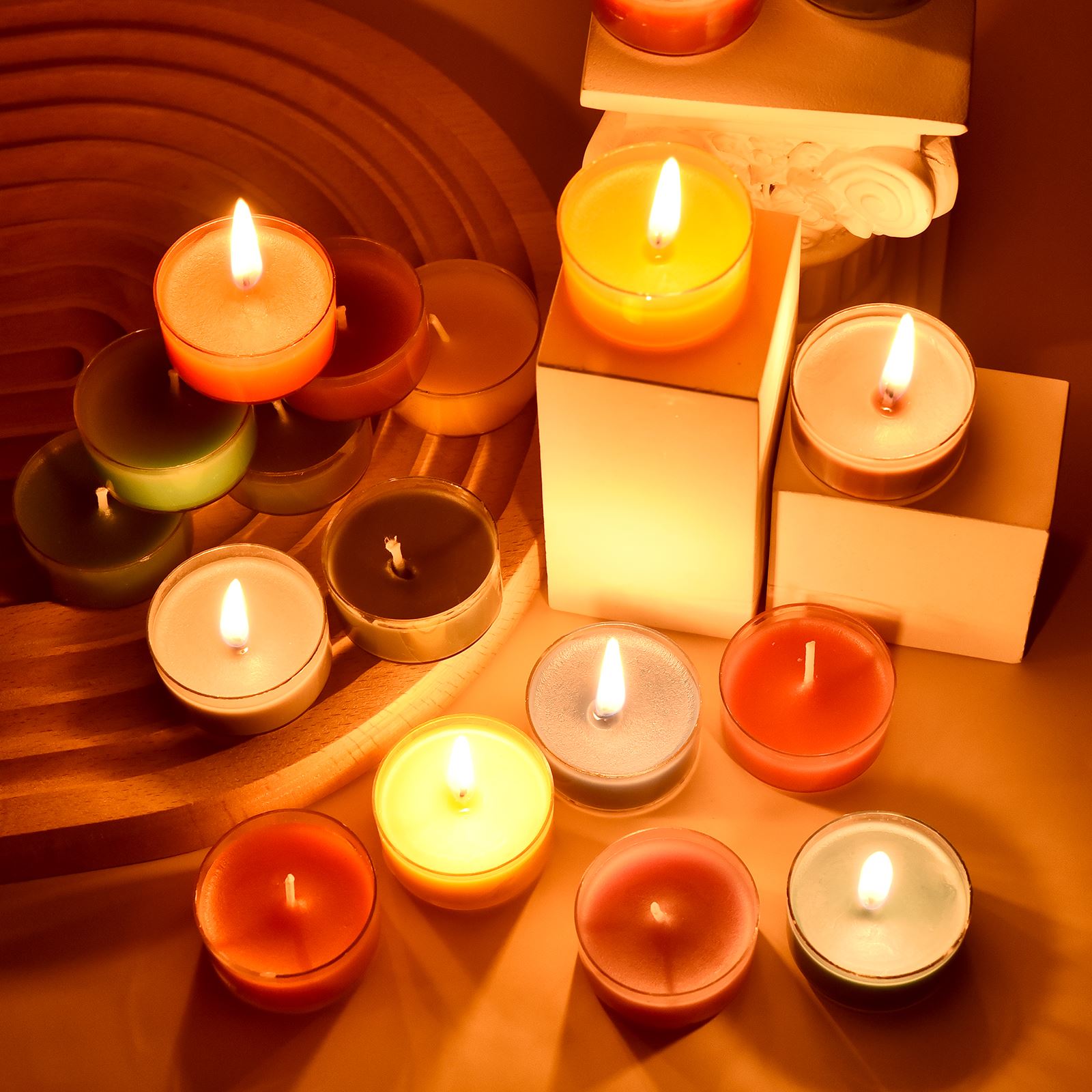12 Colors 3g Per Color DIY Can - Soy Wax Pillar Blend recension och pris