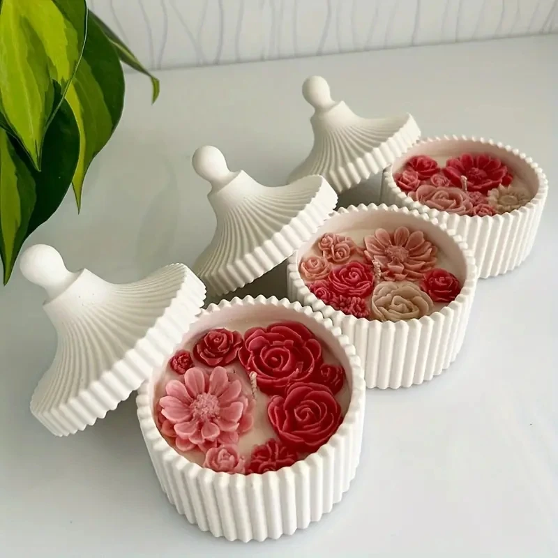 1 Set Silicone Candle Jar Mold - Candle Mold Silicone recension och pris