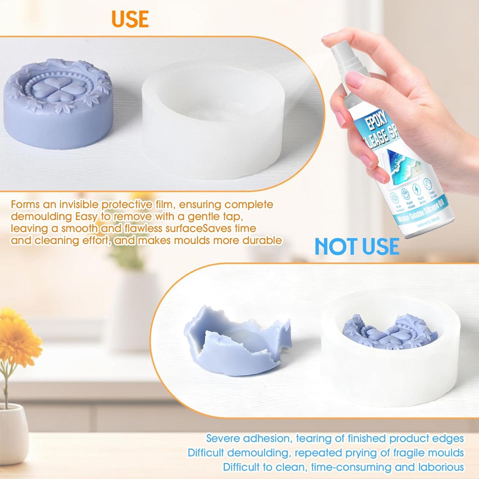 Silicone Mold Release Spray 10 - Candle Making Workshops recension och pris