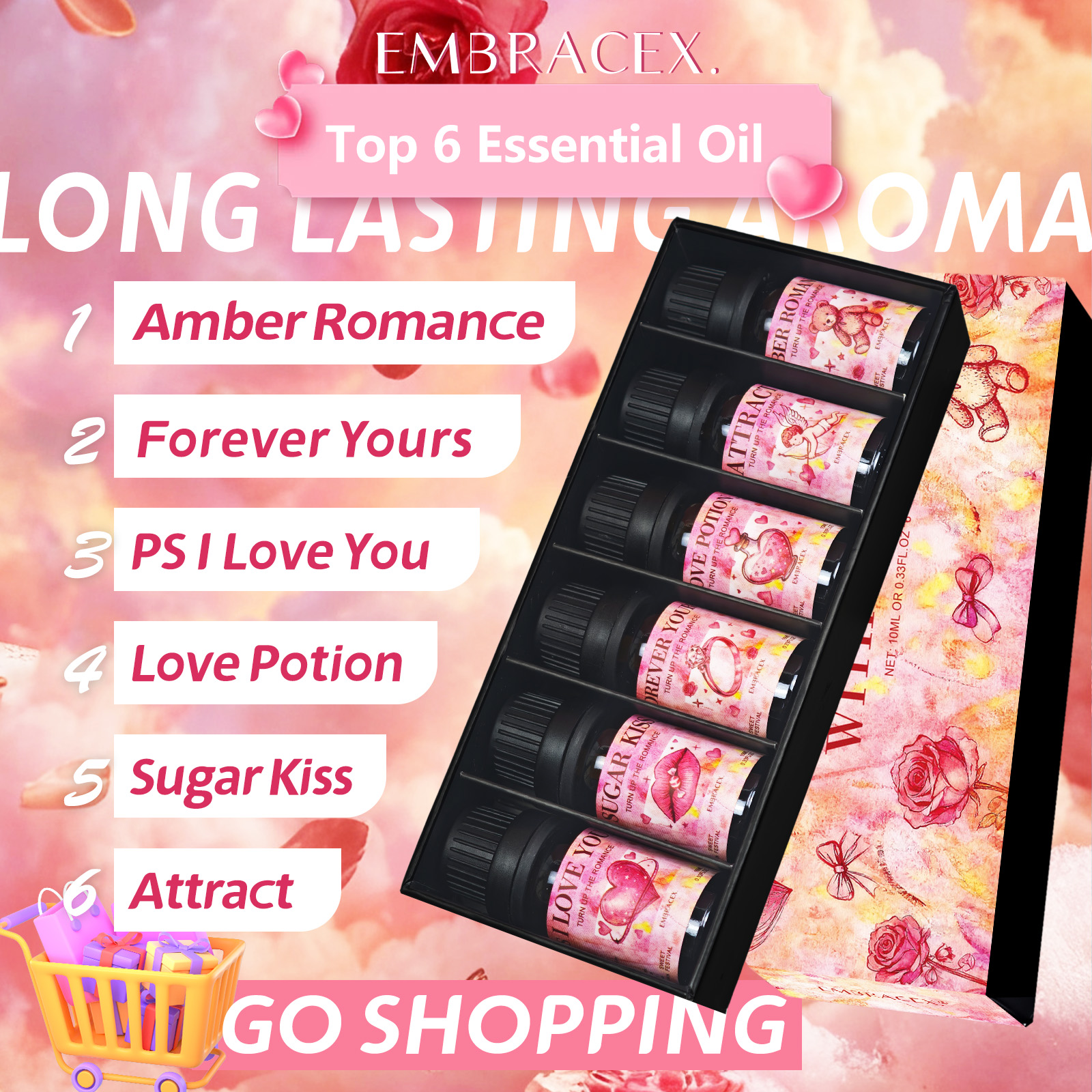 6PC/1PC 10ML With Love Essenti - Candle Making Oil Scents recension och pris