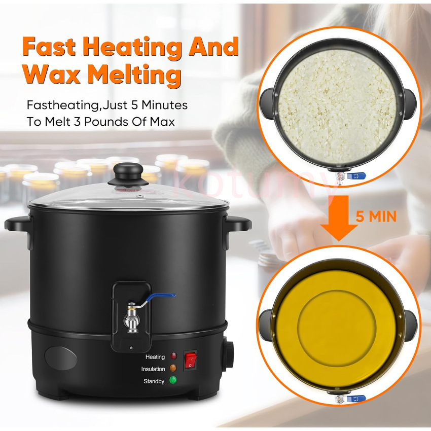 6L Small  Wax Melter Paraffin  - Candle Making Kits recension och pris