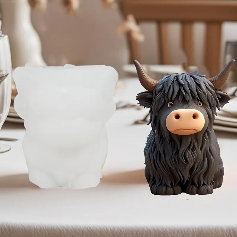Alpine Cow Candle Mold - Epoxy - Candle Mold Silicone recension och pris