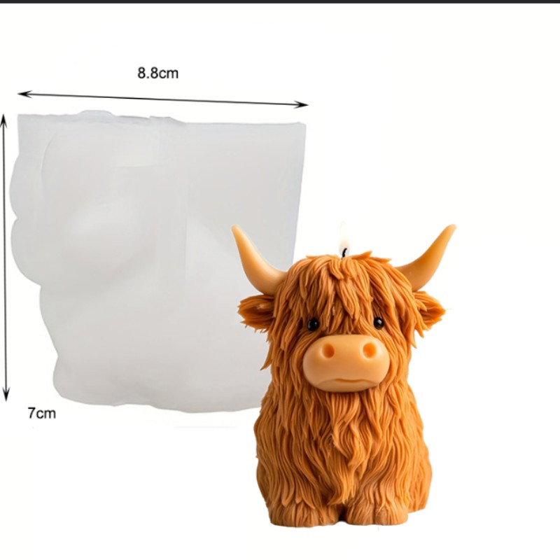 Alpine Cow Candle Mold - Epoxy - Candle Mold Silicone recension och pris