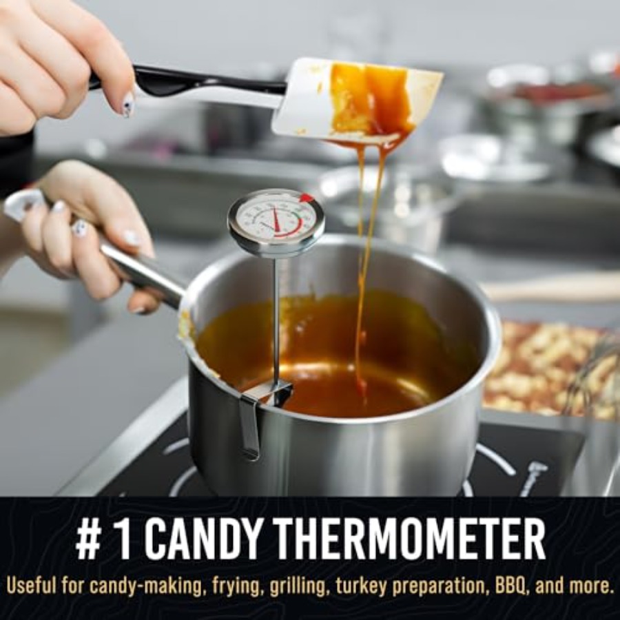 Candy Thermometer with Pot Cli - Candle Making Thermometer recension och pris