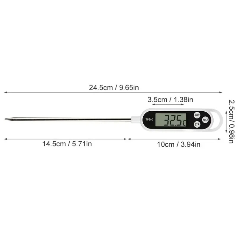 1pcs Digital Meat Food Thermom - Candle Making Thermometer recension och pris