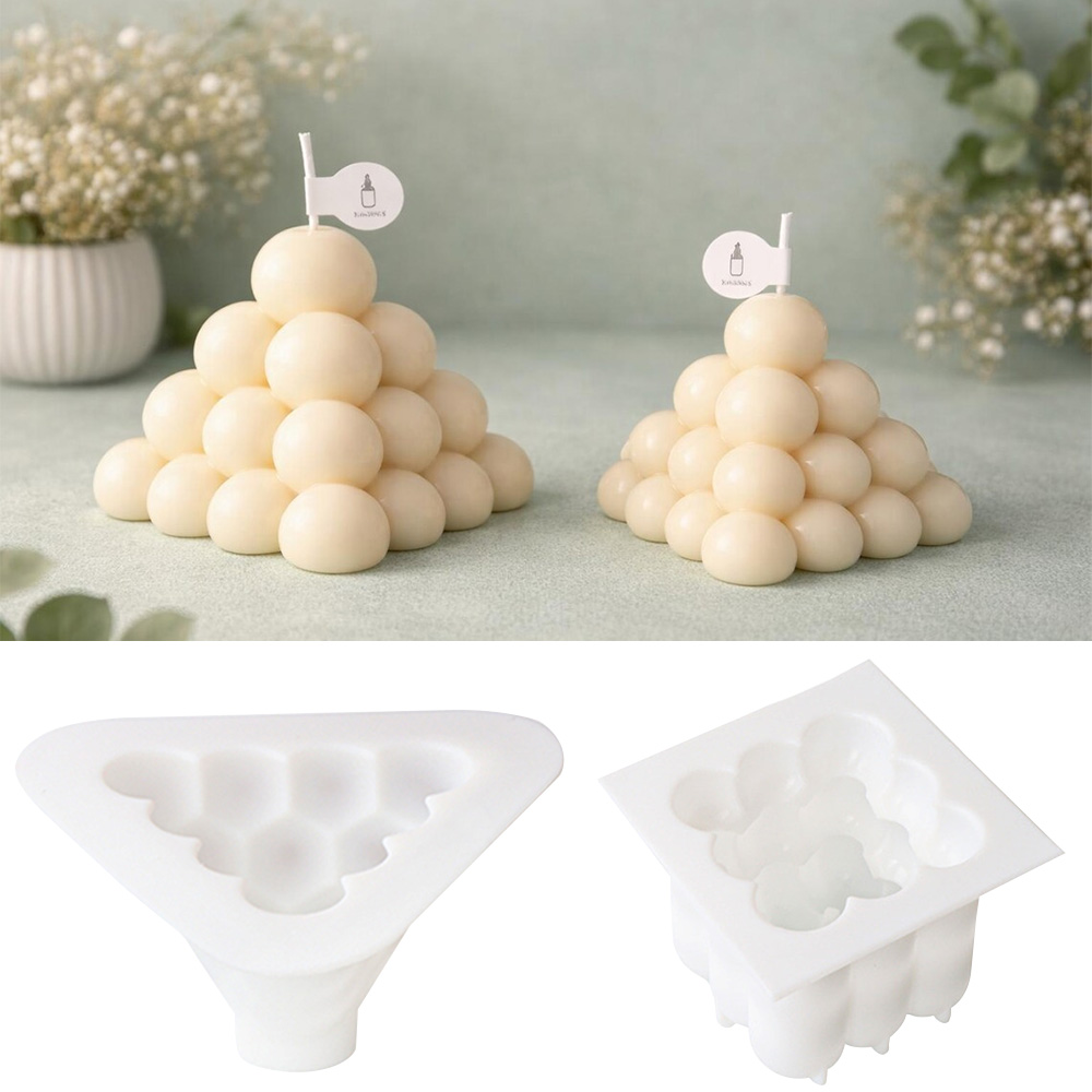 3D Bubble Cube Silicone Candle - Candle Making Kits recension och pris