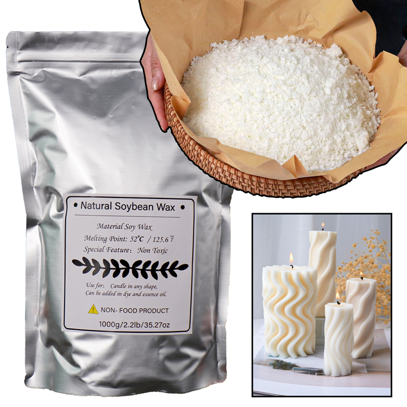 1000/500/250/100g Natural Soy  - Soy Wax Pillar Blend recension och pris