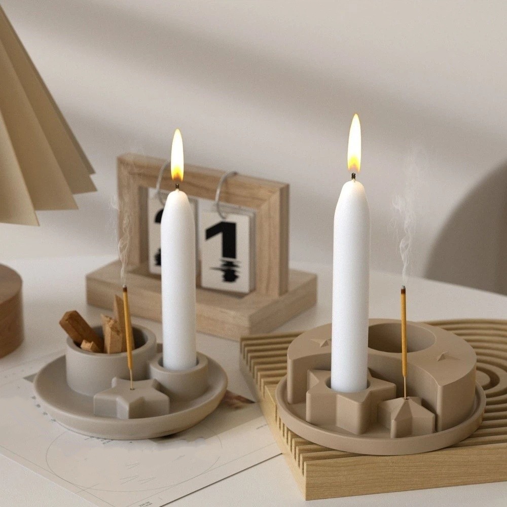 Handmade Moon Candlestick Sili - Candle Making Thermometer recension och pris